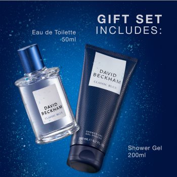 David Beckham Classic Blue set cadou pentru bărbați - 1 | YEO