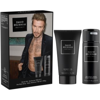 David Beckham Instinct set cadou pentru bărbați (DBMINSW_KSET24)