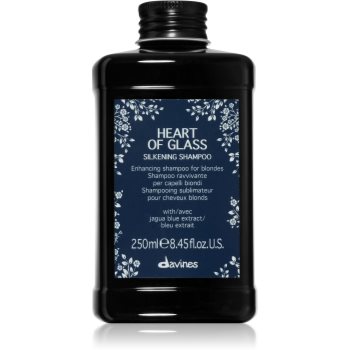 Davines Heart of Glass Silkening Shampoo sampon de curatare delicat pentru par blond