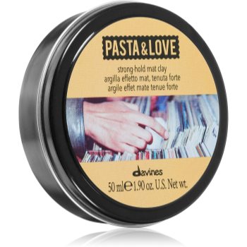 Davines Pasta & Love Strong-Hold Mat Clay gel pentru aranjarea parului mat ACCESORII