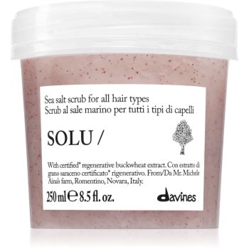 Davines Solu Sea Salt Scrub Пілінг для глибокого очищення для всіх типів волосся 250 мл