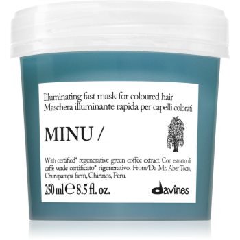 Davines Minu Illuminating Mask освітлююча маска для фарбованого волосся 250 мл