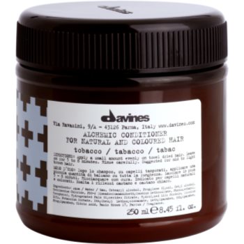 Davines Alchemic Conditioner Tobacco balsam hidratant pentru a evidentia culoarea parului