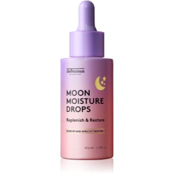 delhicious MOON MOISTURE DROPS Ulei ser hranitor pentru regenerarea și reînnoirea pielii