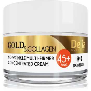 Delia Cosmetics Gold & Collagen 45+ crema fermitate anti-rid