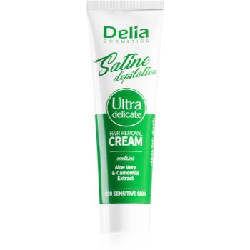 Delia Cosmetics Satine Depilation Ultra-Delicate crema depilatoare pentru piele sensibila Delia Cosmetics imagine