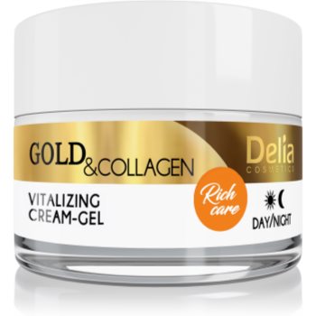 Delia Cosmetics Gold & Collagen Rich Care cremă facială revitalizantă
