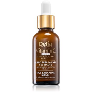 Delia Cosmetics Vitamine C ser stralucire cu vitamina C pentru față și gât