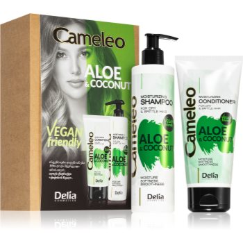Delia cosmetics cameleo aloe & coconut set cadou (pentru par uscat)