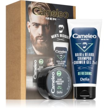 Delia cosmetics cameleo men set cadou (pentru păr, barbă și corp) pentru bărbați