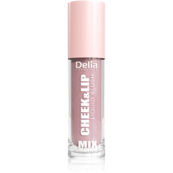 Delia Cosmetics Mix&Match Cheek & Lip Liquid Blush рідкі рум'яна для губ та щік відтінок 02 4 мл