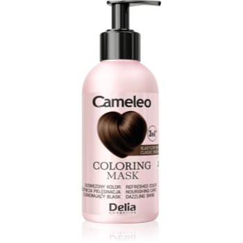 Delia Cosmetics Cameleo Coloring mask бондінг-маска для фарбування волосся для волосся відтінок Light Brown 120 мл