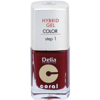 Delia Cosmetics Coral Nail Enamel Hybrid Gel lac de unghii sub forma de gel Delia Cosmetics
