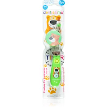 Dentissimo Toothbrushes Kids periuta de dinti pentru copii cu cronometru Dentissimo imagine noua