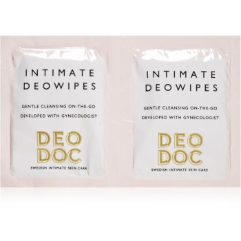 DeoDoc DeoWipes Fresh Coconut servetele umede pentru igiena intima