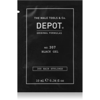 Depot No. 307 Black Gel styling gel pentru părul închis la culoare