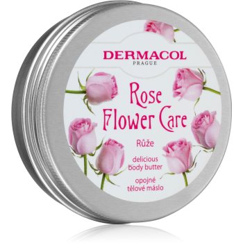 Dermacol Flower Care Rose unt pentru corp, hranitor cu aromă de trandafiri Dermacol