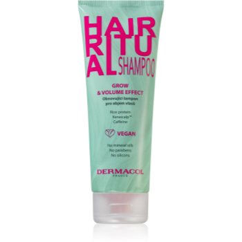 Dermacol Hair Ritual șampon regenerator pentru păr cu volum accesorii imagine noua