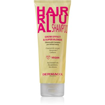 Dermacol hair ritual șampon regenerator pentru par blond