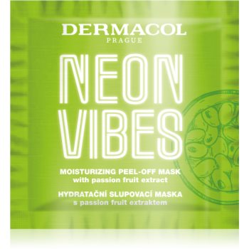 Dermacol Neon Vibes mască exfoliantă cu efect de hidratare