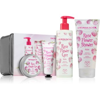 Dermacol Flower Care Rose set cadou cu aromă de trandafiri