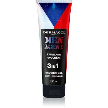 Dermacol Men Agent Ice Hockey Gel de duș pentru bărbați 3 in 1