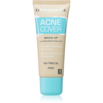 Dermacol Acne Cover machiaj calmant cu ulei din arbore de ceai