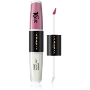 Dermacol 16H Lip Colour ruj rezistent si luciu de buze.