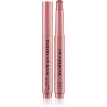 Dermacol Beauty Stick Glossy Lip Balm luciu de buze de ingrijire cu efect racoritor