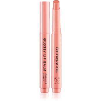 Dermacol Beauty Stick Glossy Lip Balm luciu de buze de ingrijire cu efect racoritor