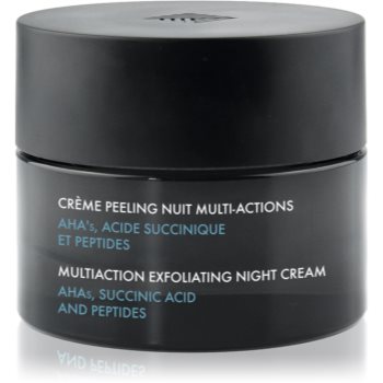 DermActe Treat Multiaction Exfoliating Night Cream exfoliant crema de noapte pentru strălucirea și netezirea pielii