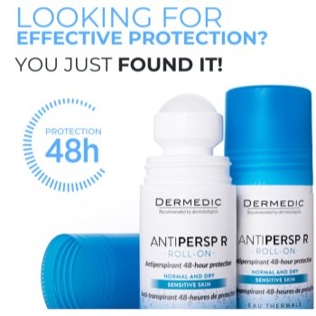 Dermedic Antipersp R antiperspirant roll-on pentru piele normala si uscata - 1 | YEO
