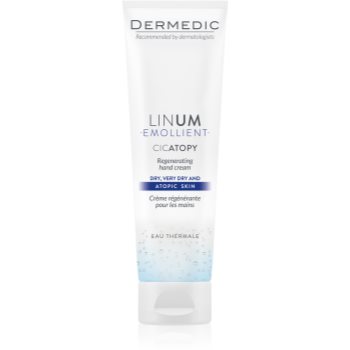 Dermedic Linum Emolient crema regeneratoare de maini Dermedic Cosmetice și accesorii