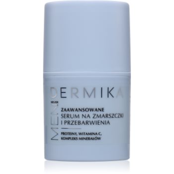 Dermika 100% for Men розгладжуюча сироватка проти зморшок та пігментних плям для чоловіків 30 мл