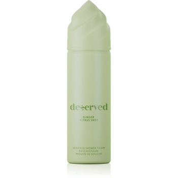 DESERVED Whipped Shower Foam Ginger Citrus Shot spumă pentru duș pentru corp - Sellmag.ro