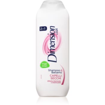Dimension by Lux 2in1 sampon si balsam 2 in 1 pentru par uscat