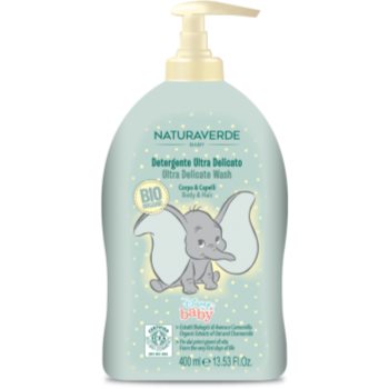 Disney Naturaverde Baby Ultra Delicate Wash 2 in 1 gel de dus si sampon pentru nou-nascuti si copii Disney Parfumuri