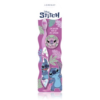 Disney Stitch Toothbrush with Cap perie de dinti pentru copii
