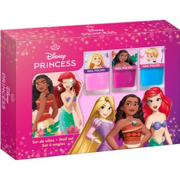 Disney Princess Nail Set set de lacuri de unghii pentru copii