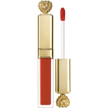 Dolce&Gabbana Flawless Everkiss Liquid Lip ruj lichid mat, cu textură lejeră