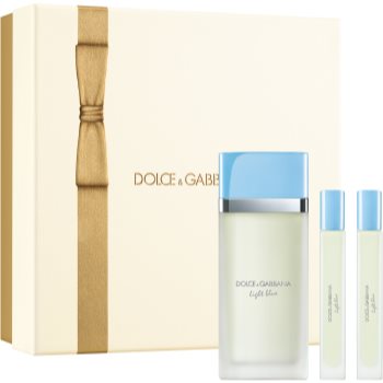 Dolce&Gabbana Light Blue EDT Trio Gift Set NEW set cadou pentru femei