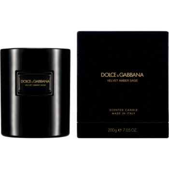 Dolce&Gabbana Velvet Amber Sage Scented Candle aроматична свічка 200 гр