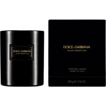 Dolce&Gabbana Velvet Desert Oud Scented Candle aроматична свічка 200 гр