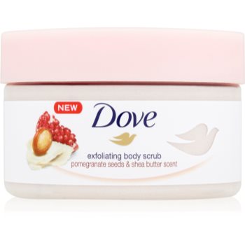 Dove Exfoliating Body Scrub Pomegranate Seeds & Shea Butter exfoliant pentru îngrijirea corpului Dove