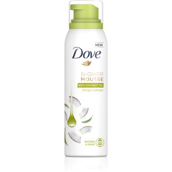 Dove Coconut Oil spumă pentru duș 3 in 1