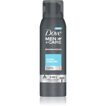 Dove Men+Care Clean Comfort spumă pentru duș 3 in 1 imagine 2021 notino.ro