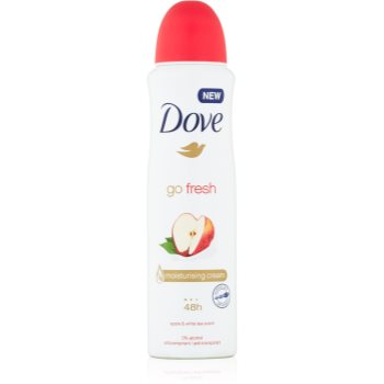 Dove Go Fresh Apple & White Tea spray anti-perspirant cu o eficienta de 48 h Dove