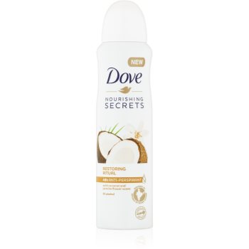 Dove Nourishing Secrets Restoring Ritual spray anti-perspirant cu o eficienta de 48 h Dove Antiperspirante