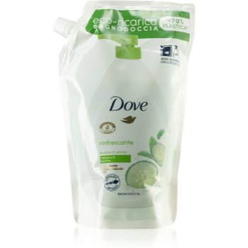 Dove Go Fresh Cucumber & Green Tea gel de dus si baie rezerva image3