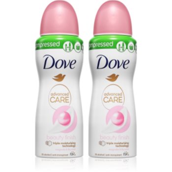 Dove Advanced Care Beauty Finish антиперспірант спрей 2x100 мл